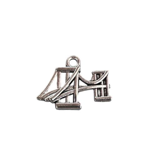 Zinc Alloy Pendants antique silver color plated DIY original color Sold By Lot