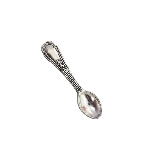 Tibetan Style Pendants, Spoon, antique silver color plated, DIY, original color, 100PCs/Lot, Sold By Lot