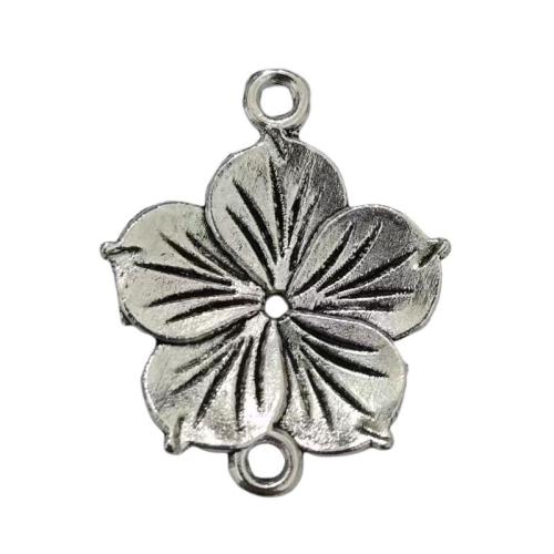 Tibetan Style Connector, petals, antique silver color plated, DIY, original color, 100PCs/Lot, Sold By Lot