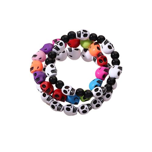 Pulseiras de acrílico, acrilico, três peças & joias de moda, cores misturadas, vendido por Defina