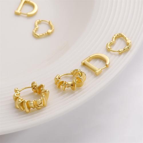 Brass Leverback Earring, plated, different styles for choice & for woman, golden, 2PCs/Bag, Sold By Bag