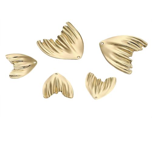 Brass Jewelry Pendants plated DIY golden Sold By PC