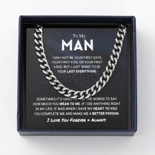 Brass Necklace with Zinc Alloy plated for man Sold By PC