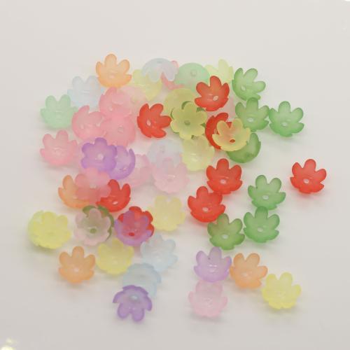 Frosted Acrylic Beads Flower DIY Sold By PC