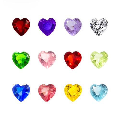 Jewelry Accessories Glass Rhinestone Heart DIY Sold By PC