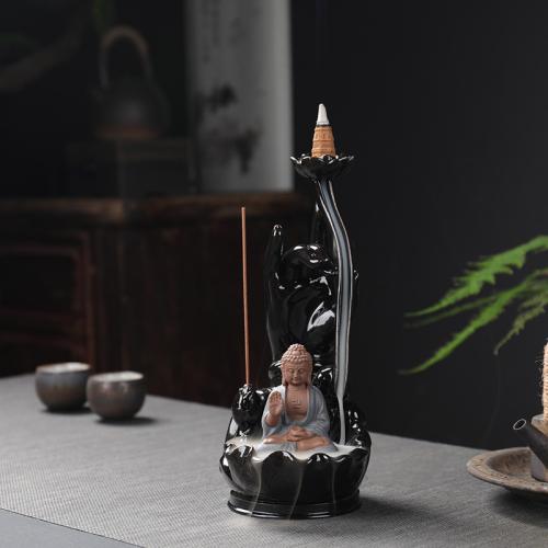 Backflow Incense Burner Porcelain for home and office & durable & multifunctional Sold By PC