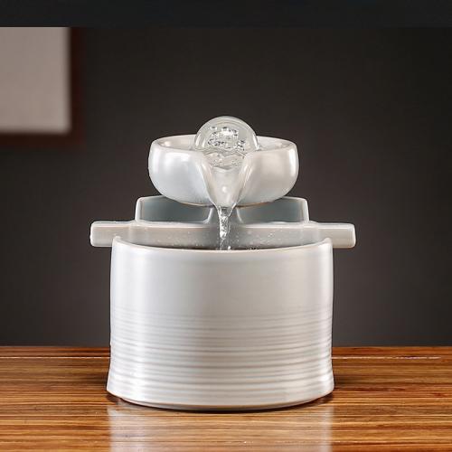 Porcelain Water Fountain Ornament for home and office & durable Sold By PC