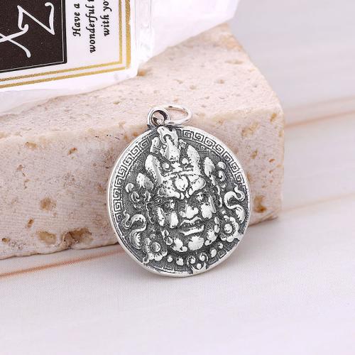 925 Sterling Silver Pendant, DIY, 18mm, Sold By PC