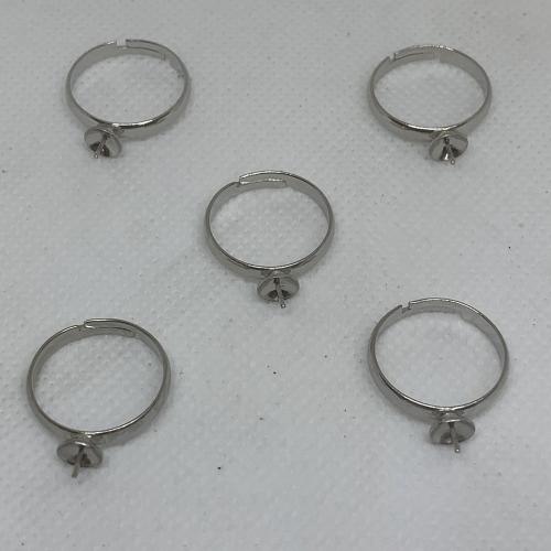 laiton supports de bague, DIY, Diamètre intérieur:Environ 17mm, Environ 100PC/sac, Vendu par sac