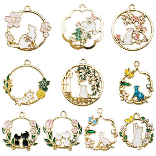 Zinc Alloy Enamel Pendants Sold By PC