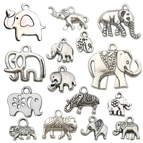 Pendentifs animaux en alliage de zinc, styles différents pour le choix, Vendu par PC