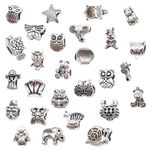 Zinc Alloy Large Hole Bead DIY Sold By PC