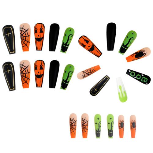 Fashion Nail Supplies, ABS Plastic, Halloween Design & DIY & for woman, mixed colors, Sold By Set