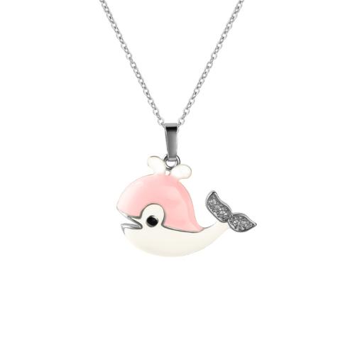 Cubique Pendentif en laiton zircon pavent, poisson, Plaqué d'or, DIY & styles différents pour le choix & pavé de micro zircon & émail, plus de couleurs à choisir, Vendu par PC