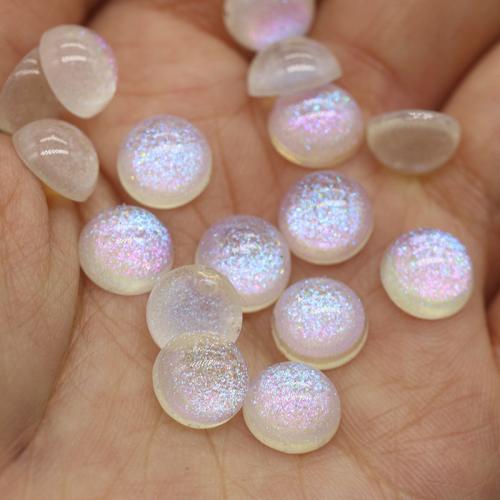 Hair Accessories DIY Findings Resin Round epoxy gel Sold By PC