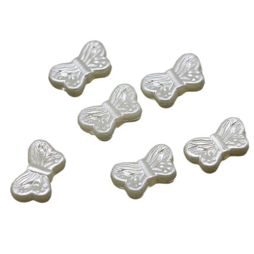 Hair Accessories DIY Findings ABS Plastic stoving varnish white Sold By PC