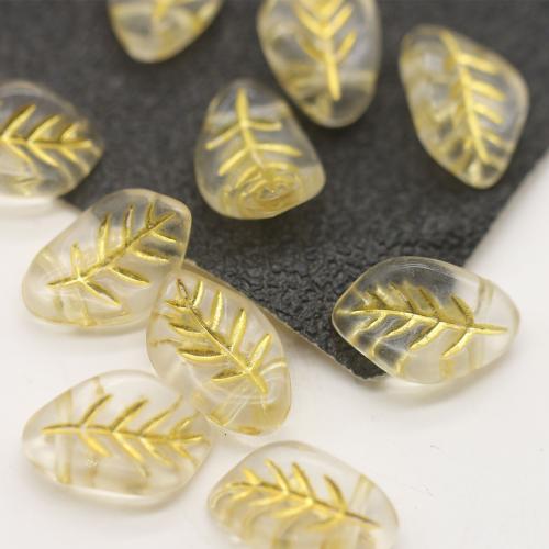 Hair Accessories DIY Findings Acrylic Leaf epoxy gel Sold By PC