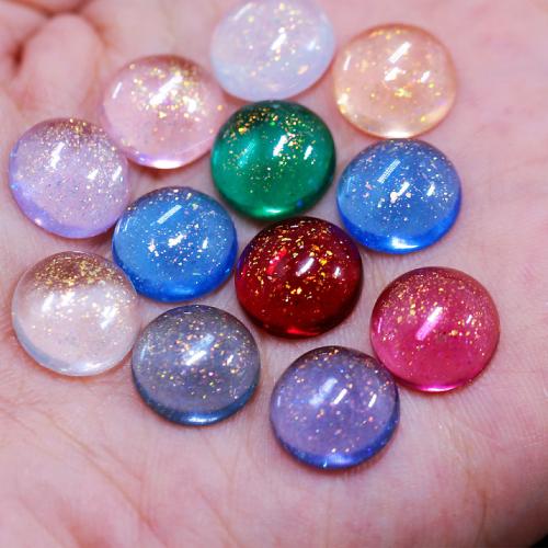 Fashion Resin Cabochons Round epoxy gel DIY Sold By PC