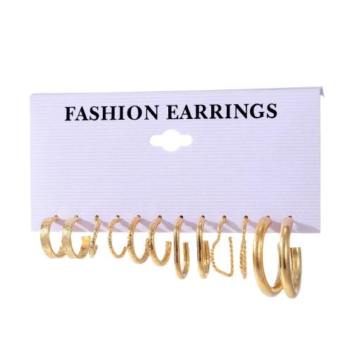 Tibetan Style Earring Set, gold color plated, fashion jewelry & for woman, Sold By Set