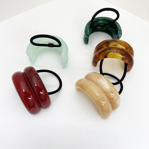 Ponytail Holder, Resin, handmade, for woman, more colors for choice, Sold By PC