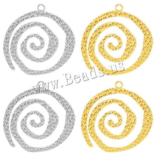 Stainless Steel Pendants 304 Stainless Steel Helix Vacuum Ion Plating DIY Sold By PC