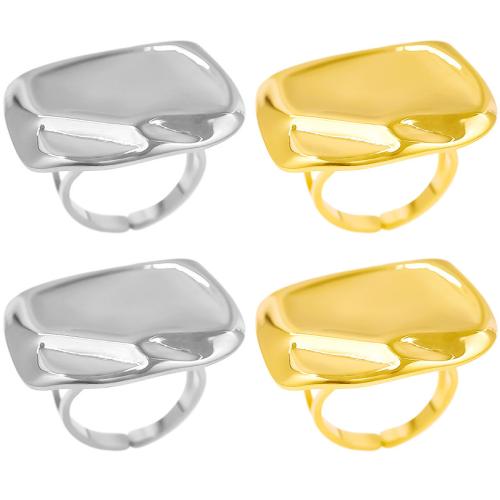 Stainless Steel Finger Ring, 304 Stainless Steel, Vacuum Ion Plating, Adjustable & fashion jewelry & Unisex, more colors for choice, Sold By PC