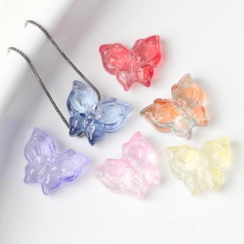 Resin Jewelry Beads, Butterfly, DIY, more colors for choice, 15x12mm, 100PCs/Bag, Sold By Bag