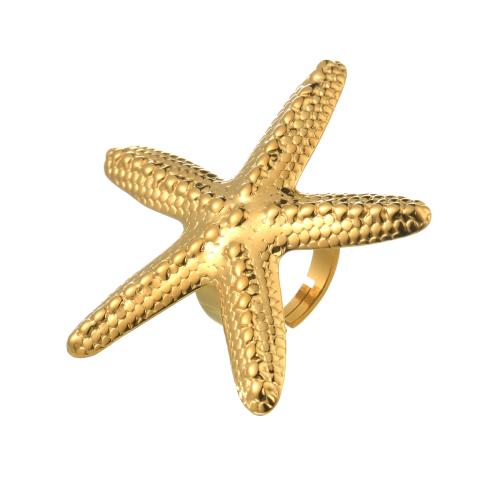 Fashion Stainless Steel Jewelry Sets, 304 Stainless Steel, Starfish, gold color plated, fashion jewelry & different styles for choice, golden, Sold By PC