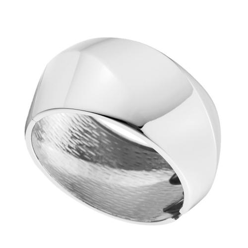 Zink Alloy Bangle Smycken, plated, för kvinna, fler färger för val, Innerdiameter:Ca 62x49mm, Säljs av PC