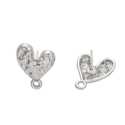 Apprêts pour boucles d'oreilles en alliage de zinc, Placage, DIY & styles différents pour le choix, plus de couleurs à choisir, Vendu par paire