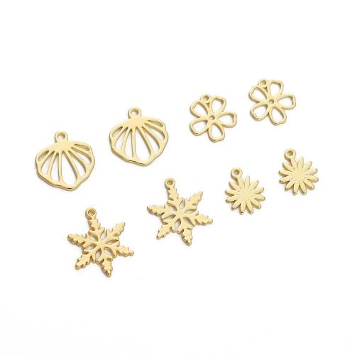 Brass Jewelry Pendants plated DIY golden Sold By PC