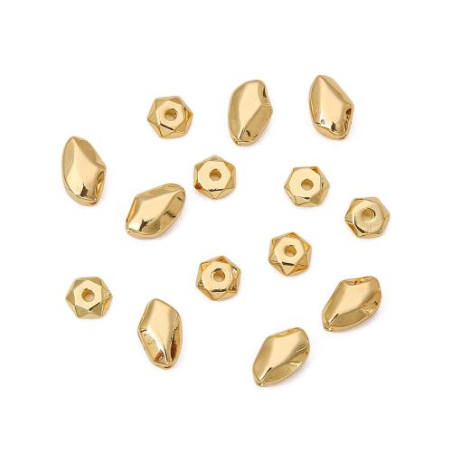 Brass Spacer Beads plated DIY golden Sold By PC