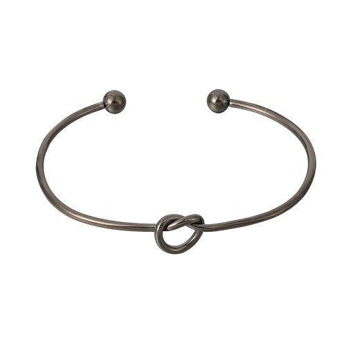 Iron Bracelet, plated, Unisex, plumbum black, Sold By PC