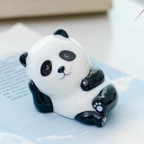 Porcelain Incense Seat Panda handmade for home and office & durable Sold By PC