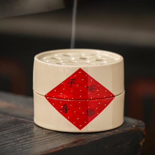 Porcelain Incense Burner, handmade, for home and office & durable & different designs for choice, 76x59mm, Sold By PC