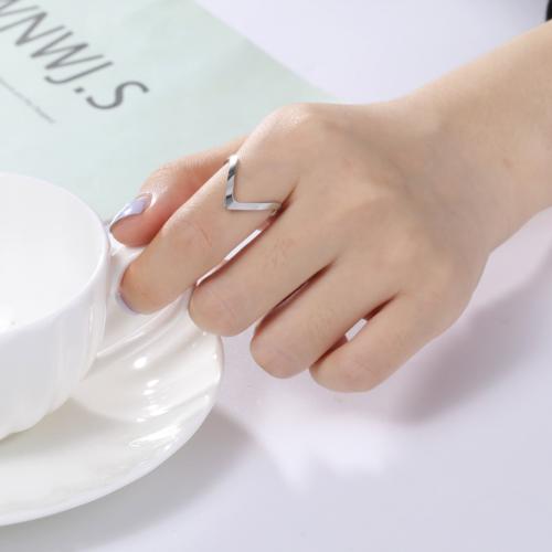 Titanium Steel Finger Ring, plated, for woman, more colors for choice, Sold By PC