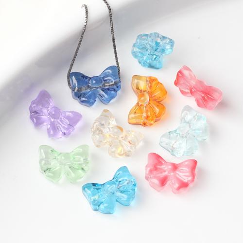 Resin Jewelry Beads, Bowknot, DIY, more colors for choice, 14x10mm, 100PCs/Bag, Sold By Bag