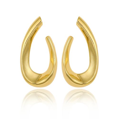 Brass Stud Earring plated fashion jewelry nickel lead & cadmium free Sold By Pair