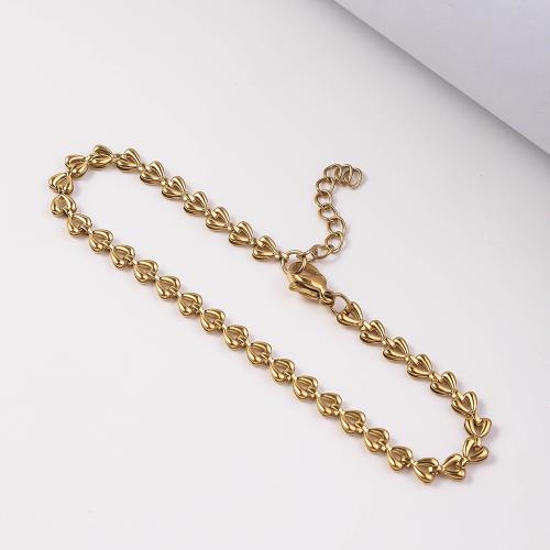 Stainless Steel Jewelry Bracelet 304 Stainless Steel with 5cm extender chain gold color plated fashion jewelry gold 4mm Length 18 cm Sold By PC