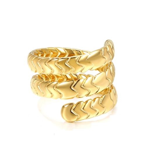 Edelstahl Ringe, 304 Edelstahl, 18K vergoldet, Modeschmuck & unisex & verschiedene Größen vorhanden, verkauft von PC