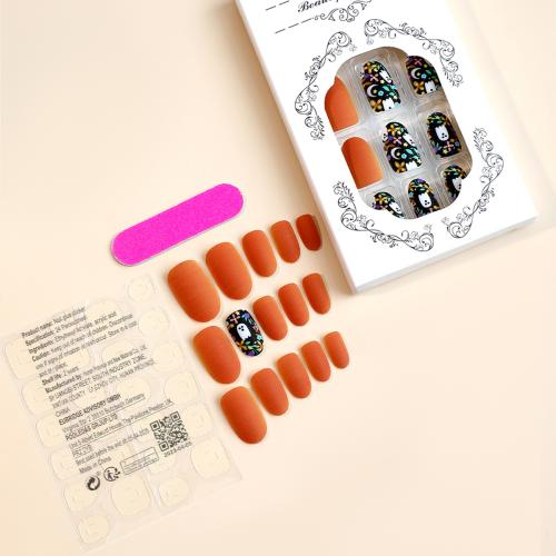 Fashion Nail Supplies, ABS Plastic, Halloween Design & DIY & for woman, mixed colors, Sold By Set