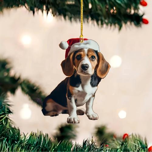 Hanging Ornaments Acrylic Dog for home and office mixed colors Sold By PC