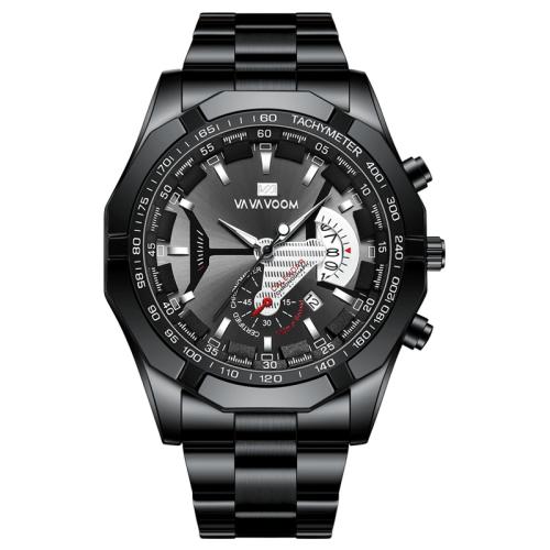 alliage de zinc bracelet de montre, avec verre & Acier inoxydable 304, Rond, Résistant à l’eau de vie & mouvement chinoise & pour homme & lumineux, plus de couleurs à choisir, Longueur:Environ 220 mm, Vendu par PC