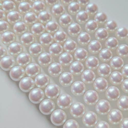 Plastic Pearl Beads, different size for choice, pink, Sold By Strand