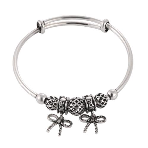 Brass Bracelet & Bangle, Adjustable & fashion jewelry & for woman, silver color, Inner Diameter:Approx 55mm, Sold By PC