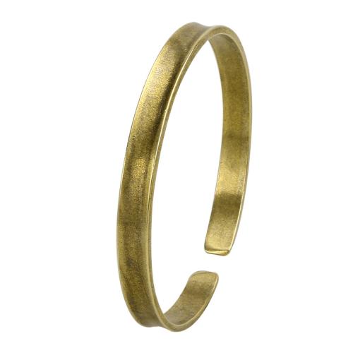 Brass Bracelet & Bangle, fashion jewelry & for woman, golden, Inner Diameter:Approx 58mm, Sold By PC