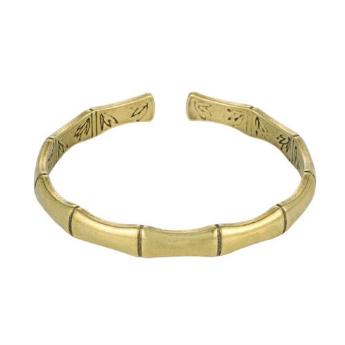 Brass Bracelet & Bangle, fashion jewelry & for woman, golden, Inner Diameter:Approx 58mm, Sold By PC