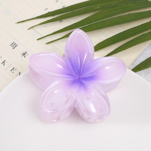 Hair Claw Clips Resin Flower for woman 70mm Sold By PC