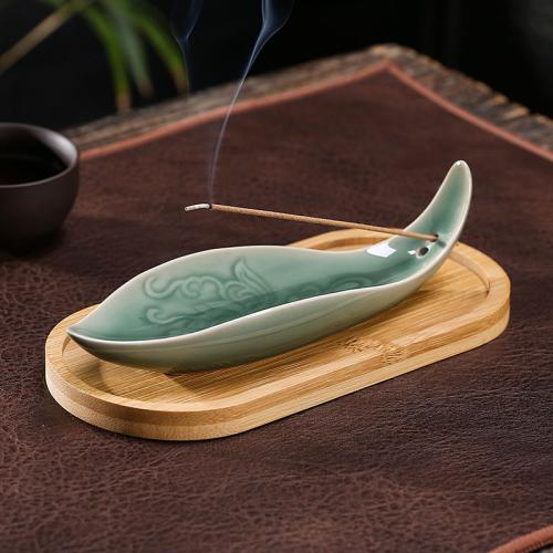 Traditional Ceramic Inserted Burner Incense Seat Porcelain half handmade for home and office & durable Sold By PC