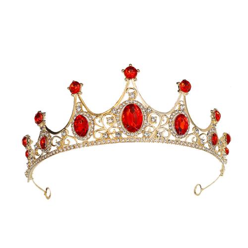 Bridal Tiaras Zinc Alloy fashion jewelry & for woman & with rhinestone Sold By PC